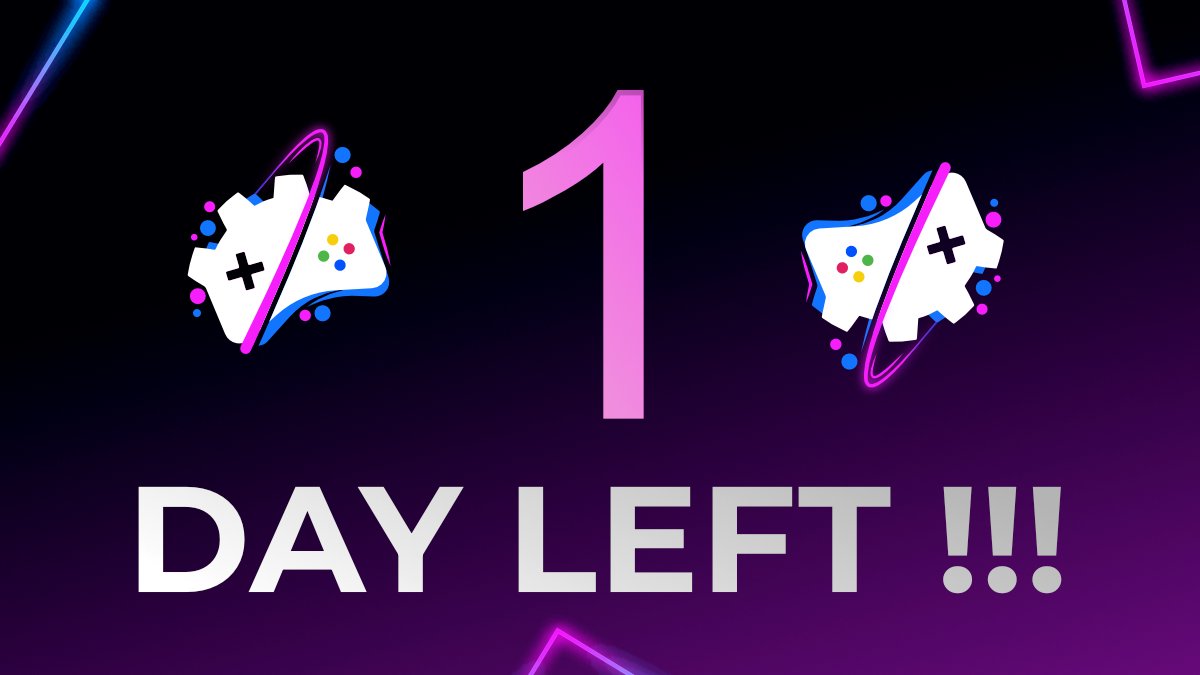 gogodotjam's tweet image. The countdown has begun!
#GoGodotJam4 is STARTING in ONE day.
If you haven't registered yet, you can here: gogodotjam.com
The theme will be revealed on @JadeTheKobold 's channel.
Stay tuned for more!