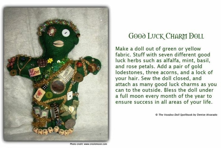 thewitchbrmclst's tweet image. Good Luck Charm Doll