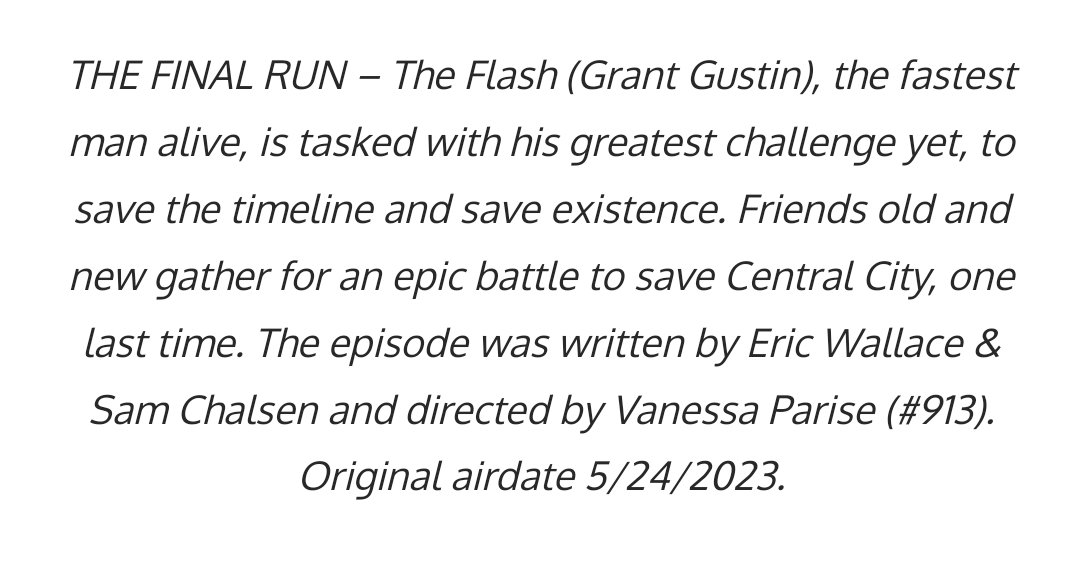 Beyond_TLOU's tweet image. So... HOW much guest stars can we expect to appear in the series finale because I do not think this current lineup of #TeamFlash can stand up against #CobaltBlue's roster?

#TheFlash #TheFinalRun