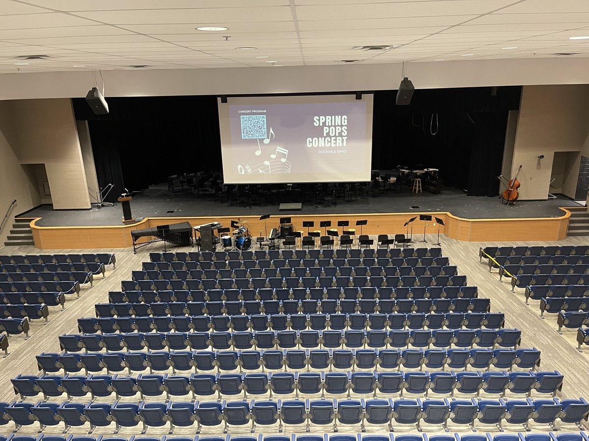 RockvaleBand's tweet photo. The calm before the final concert storm. Here’s to a great finale to #Rockvale4 and our first batch of 4 year seniors.
If you’re free tonight you should come check out the show! 6pm in the Rockvale High School auditorium. @RockvaleHigh_TN @RCSArts #RocketsUp🚀 https://t.co/BhRrKztSPQ