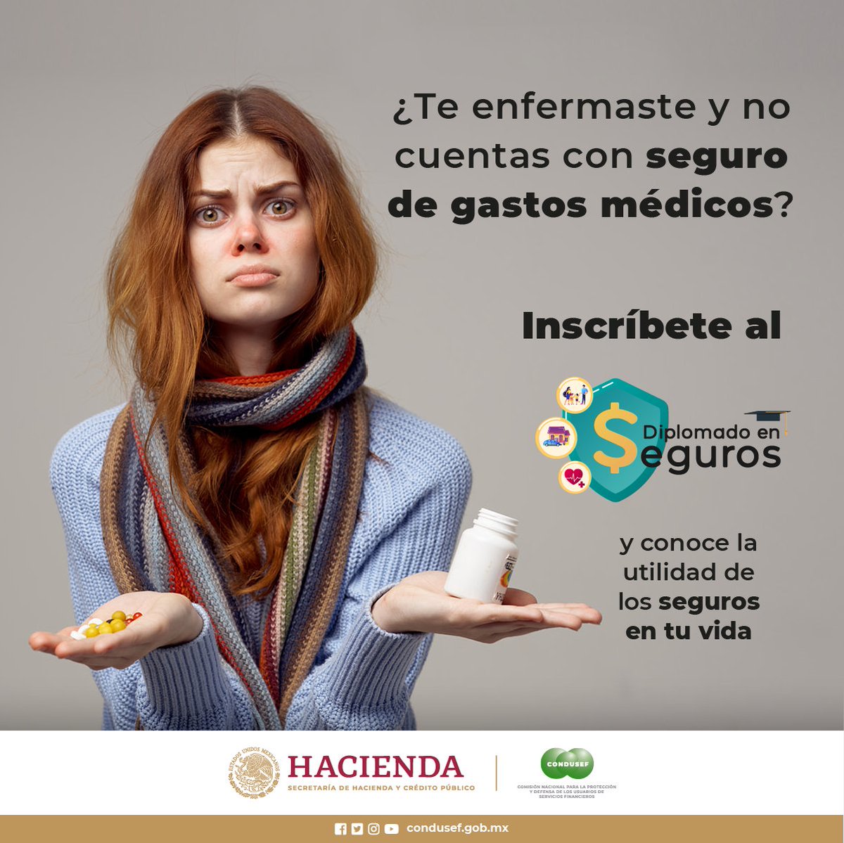CondusefMX's tweet photo. ¡ÚLTIMOS DÍAS!
Una de las mejores formas de enfrentar eventualidades es a través de la contratación de un seguro, ¿quieres saber más? ¡Inscríbete al #DiplomadoSeguros!
Forma parte de la 6ª Generación
https://t.co/3vuMkEcFHG https://t.co/I8L3Ox9mZw