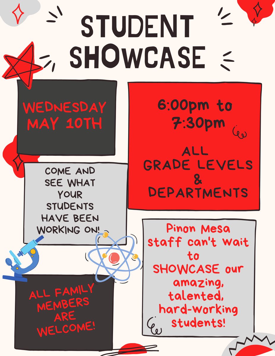 MesaPinon's tweet photo. We can’t wait to see all of our families there!! @SnowlineJUSD #wolverinepride https://t.co/DG6W6bdmFL