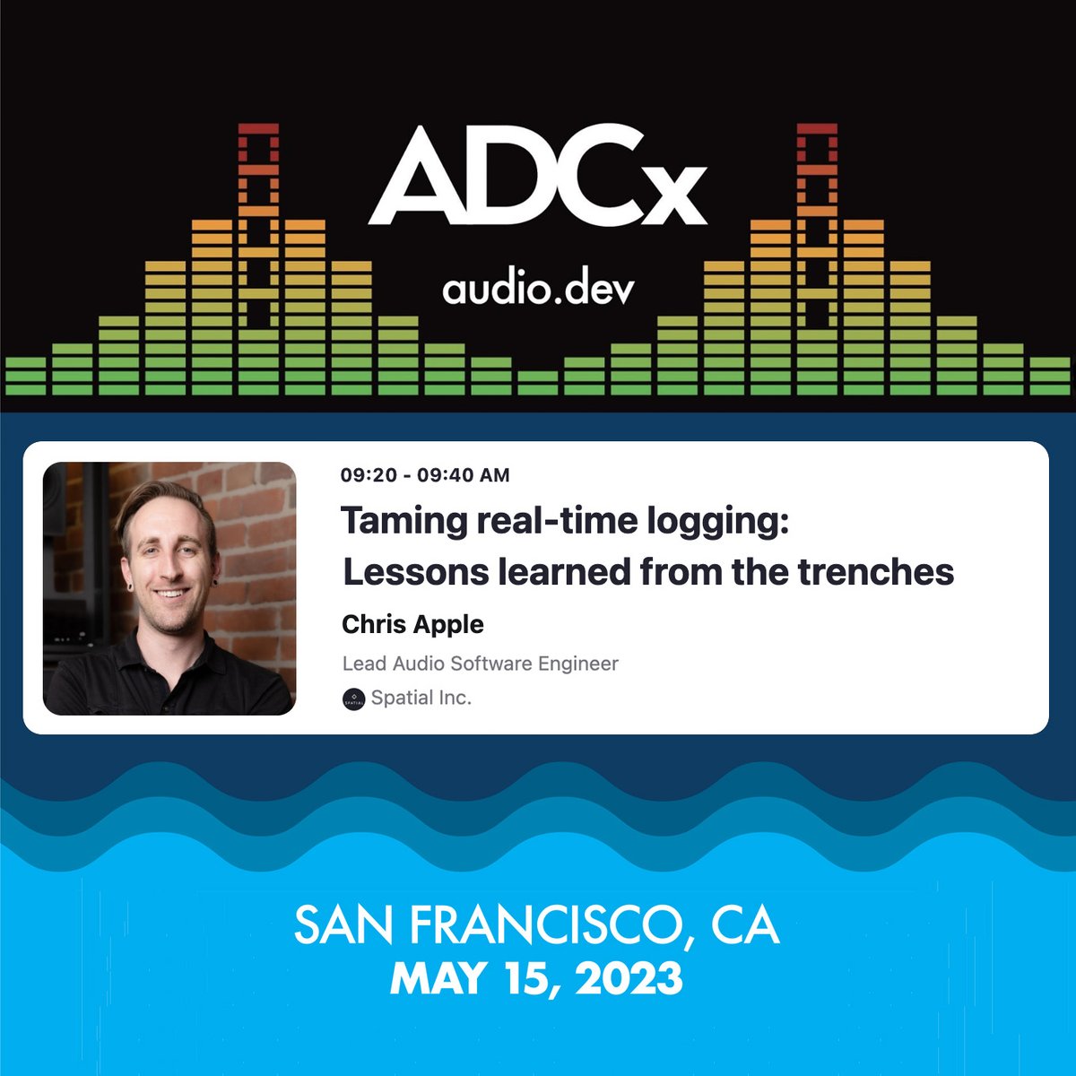#ADCxSF Speaker Spotlight: Chris Apple

Taming real-time logging: Lessons learned from the trenches

This talk will provide a practical look at the design and creation of a real-time logger and how to avoid potential time-unbounded booby traps.

events.audio.dev
