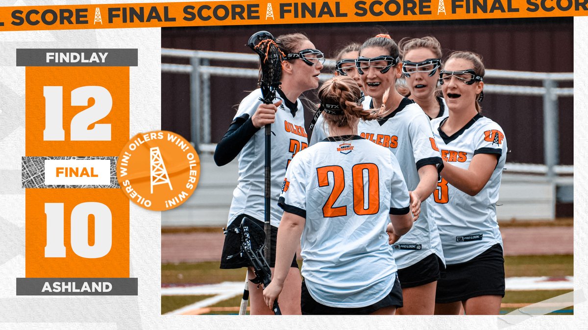 FindlayOilers's tweet photo. WE'RE GOING TO THE 'SHIP!

The Oilers take down Ashland in the semifinals. They will now face Walsh on Saturday to compete for the G-MAC title.

🥍: https://t.co/okduxjablp https://t.co/3Aivumwps1