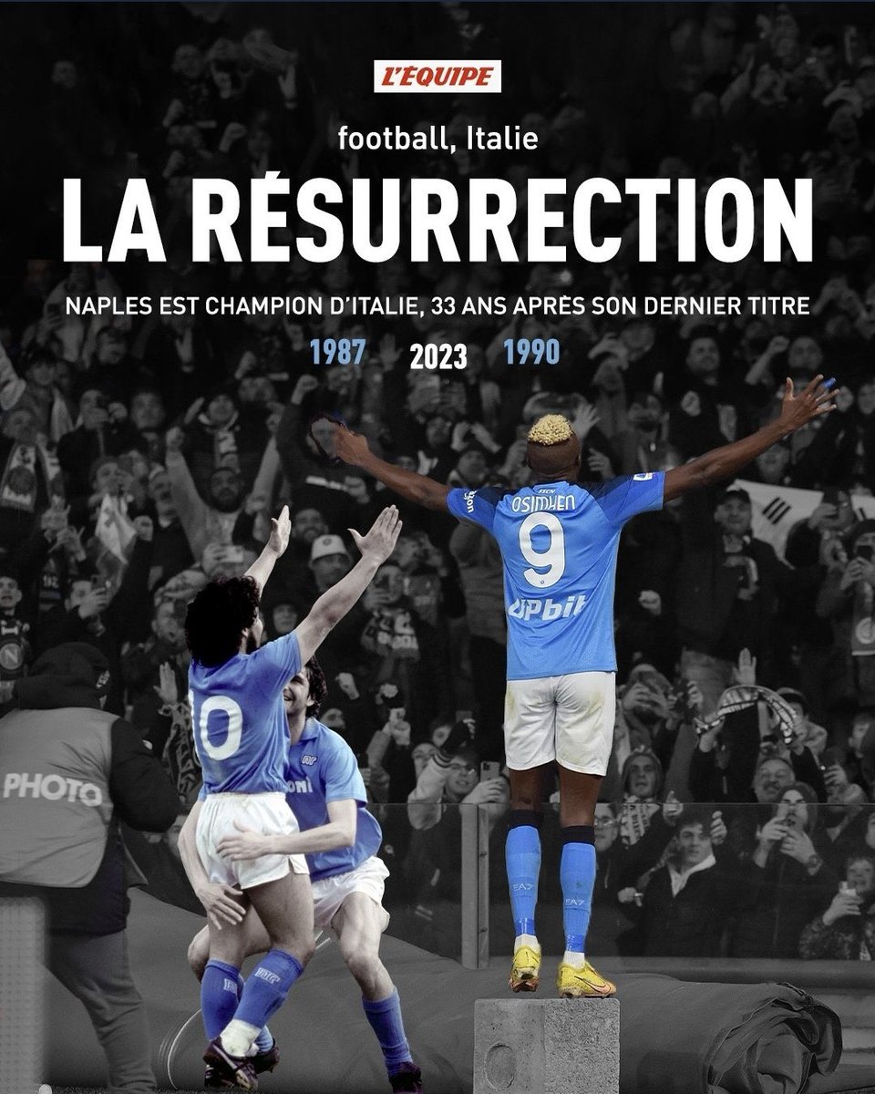 PierluigiVito's tweet photo. C'è poco da fare, a @lequipe sono sempre una spanna sopra gli altri.
#Napul3
#NapoliCampione https://t.co/icilgO56oM