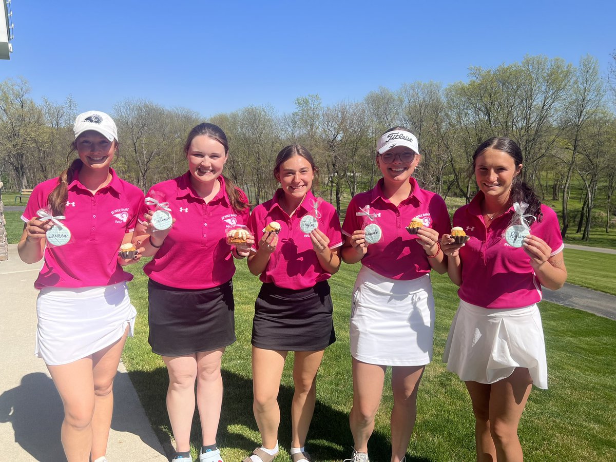 Celebrating our Seniors after winning our home invite