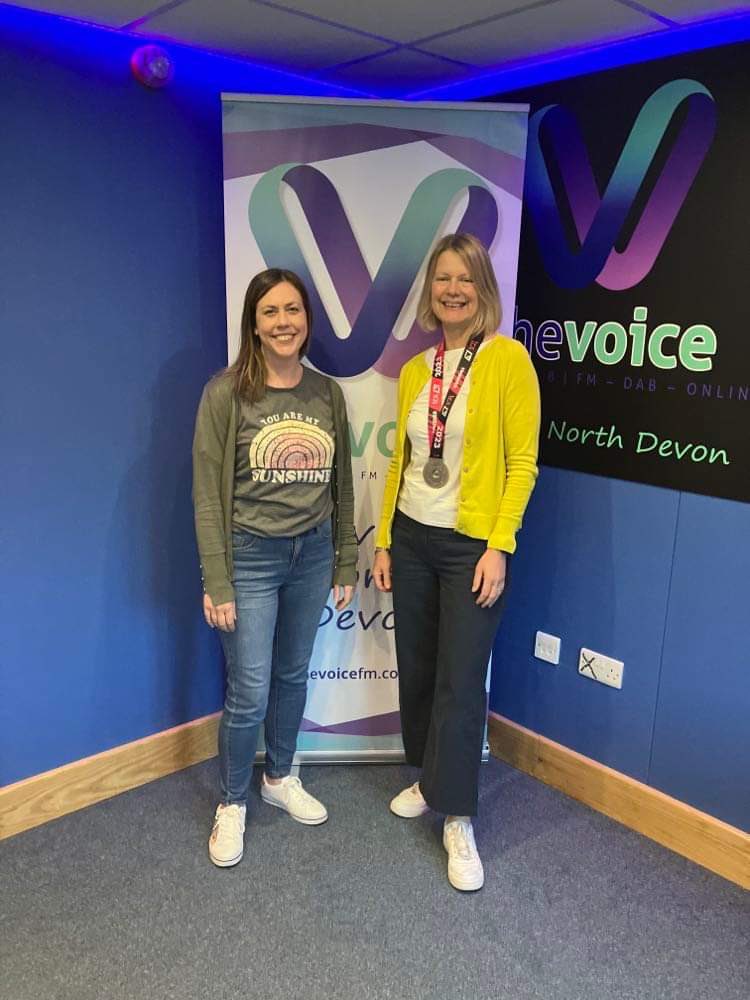 Chivenor Military Ladies Choir (Charity 1184143) (@milwiveschiv) on Twitter photo Today our lovely Jane Batchelor chatted to <a href="/laurajamesradio/">Laura James</a> at <a href="/TheVoiceNDevon/">The Voice North Devon</a> about all things marathon & choir. Well done Jane, you did us proud!
Listen again here: thevoicefm.co.uk/listen-again/l… Today our lovely Jane Batchelor chatted to <a href="/laurajamesradio/">Laura James</a> at <a href="/TheVoiceNDevon/">The Voice North Devon</a> about all things marathon & choir. Well done Jane, you did us proud!
Listen again here: thevoicefm.co.uk/listen-again/l…