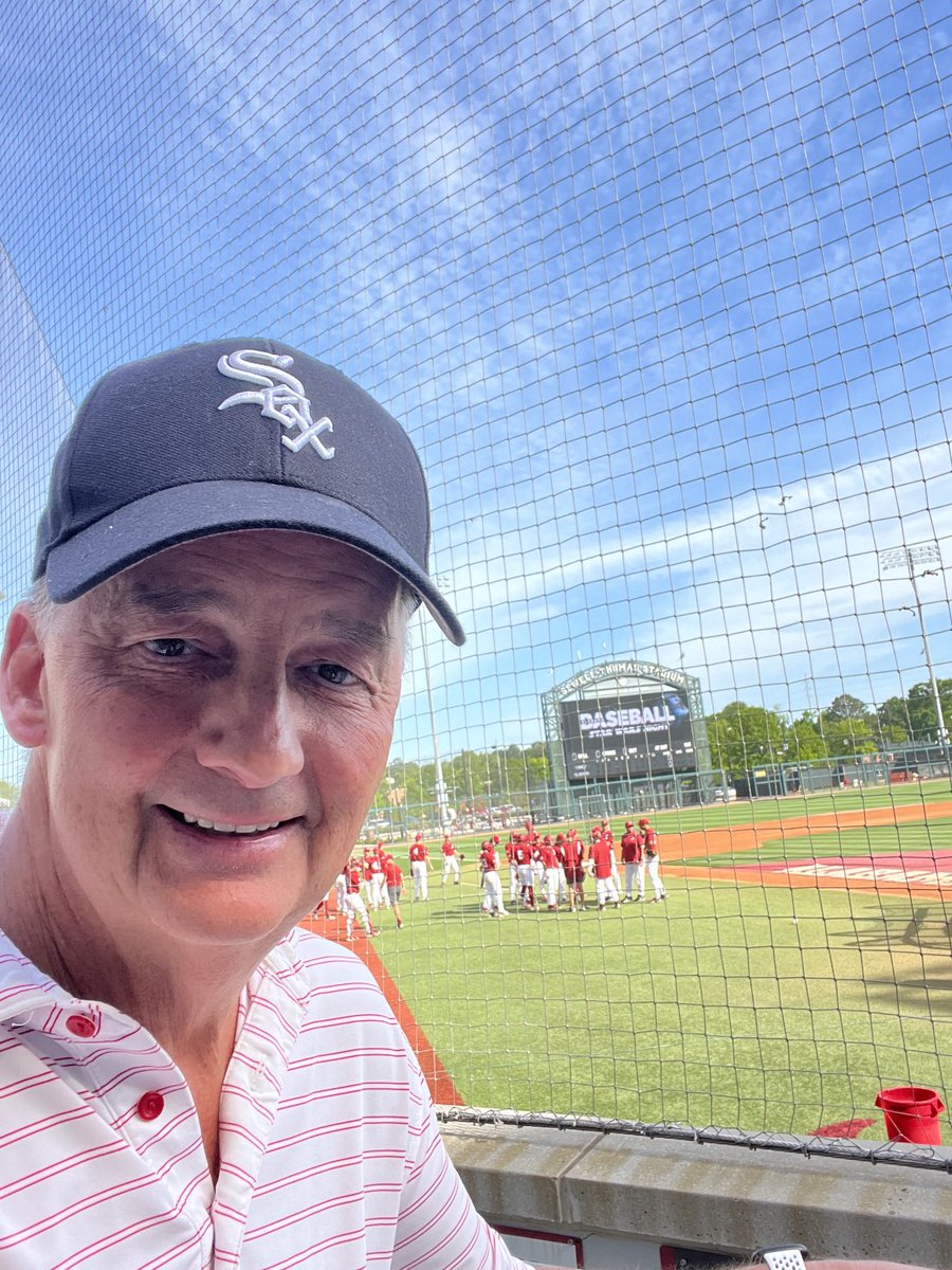 rogerpatmyers's tweet photo. Out here for these boys. ⁦@MattFoster_14⁩ and the ChiSox for tonight #BamaBaseball2023 https://t.co/lb9SjEBOdR