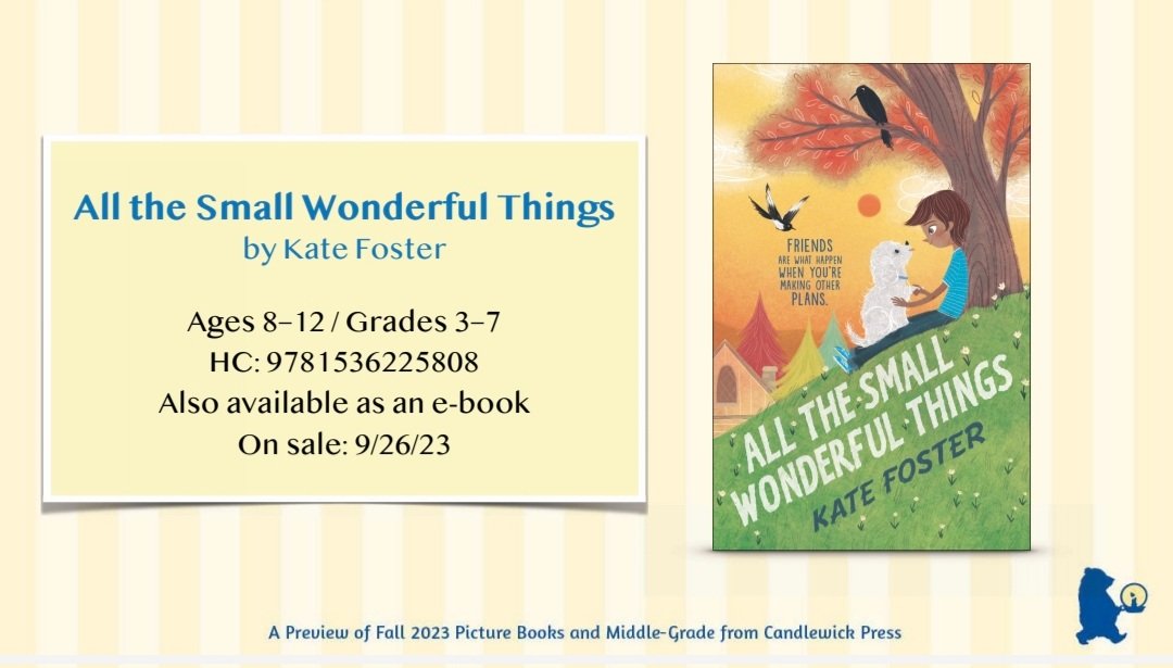 US #Teachers, #Librarians, #BookReviewers, Media...

Fancy getting your grabby hands on a review copy of ALL THE SMALL WONDERFUL THINGS?

🌟Authentic autism rep
🌟A dog show
🌟Loving family &amp; friends
🌟Upbeat &amp; positive

Let me know today! Only a limited number available.💕🐾