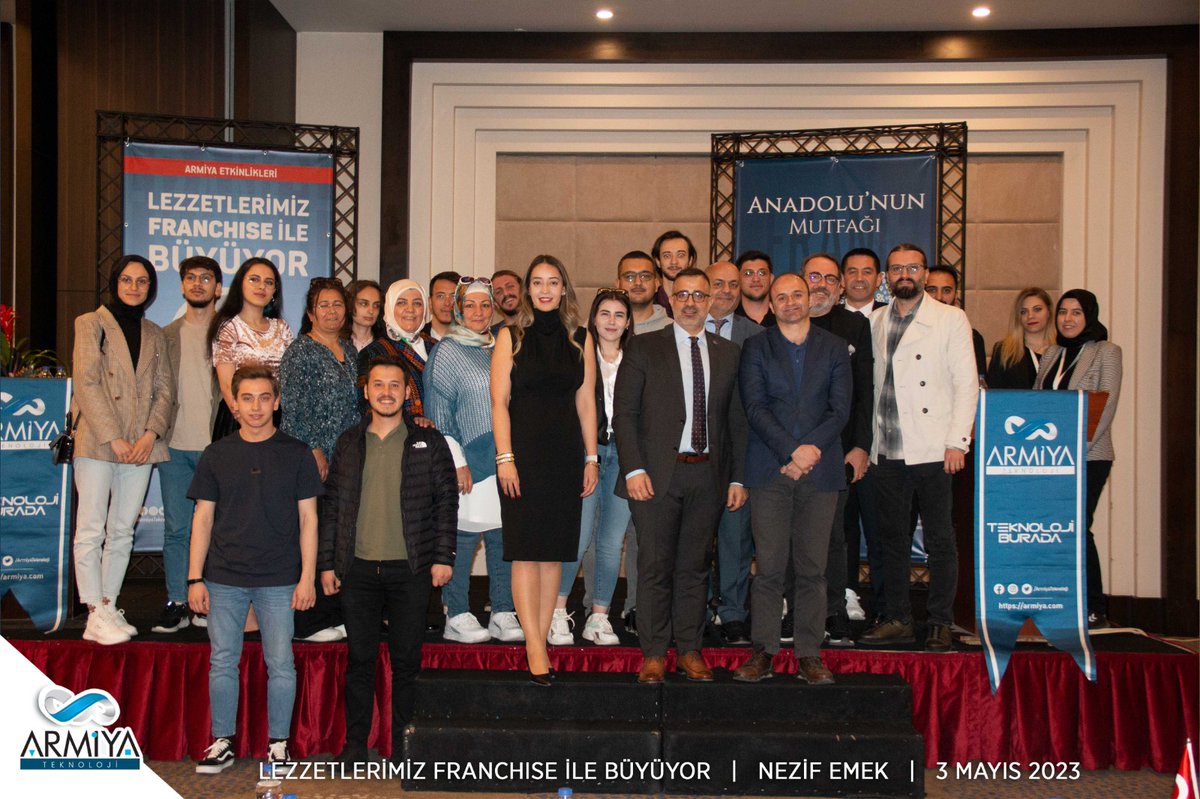 ArmiyaTeknoloji's tweet photo. ARMİYA TEKNOLOJİ “LEZZETLERİMİZ FRANCHISE İLE BÜYÜYOR“ ETKİNLİĞİ DOLU DOLUYDU
https://t.co/Pii7CQ5ikO
#FranchiseİleBüyümeninPüfNoktaları #NezifEMEK #Konferans #RamadaOtel #Armiya #Teknoloji #KonyaTeknokent #Franchise https://t.co/y3ow1VebN2