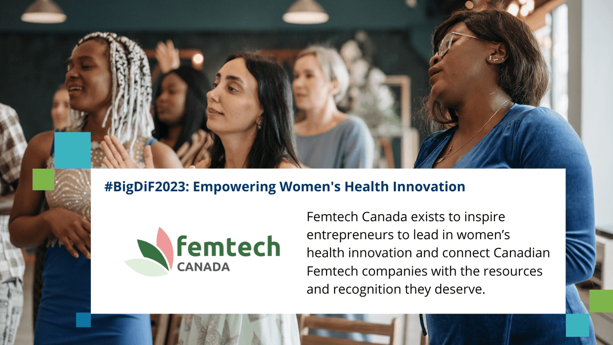 @femtechcanada exists to inspire entrepreneurs to lead in #womenshealth innovation. Innovation Factory is proud to support this incredible organization and #femtech entrepreneurs making an impact across Canada. Come talk to our team at #BigDiF2023 to learn more!