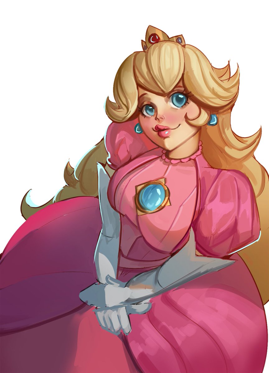 ピーチ姫 「Peach WIP :D」|Oracleのイラスト