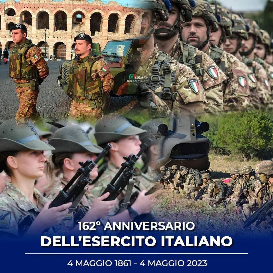 🇮🇹 Auguri all'Esercito Italiano.
Nel 162° anniversario della sua costituzione, desideriamo esprimere riconoscenza e gratitudine alle donne e agli uomini in divisa.

#EsercitodegliItaliani #EsercitoItaliano #alserviziodelPaese