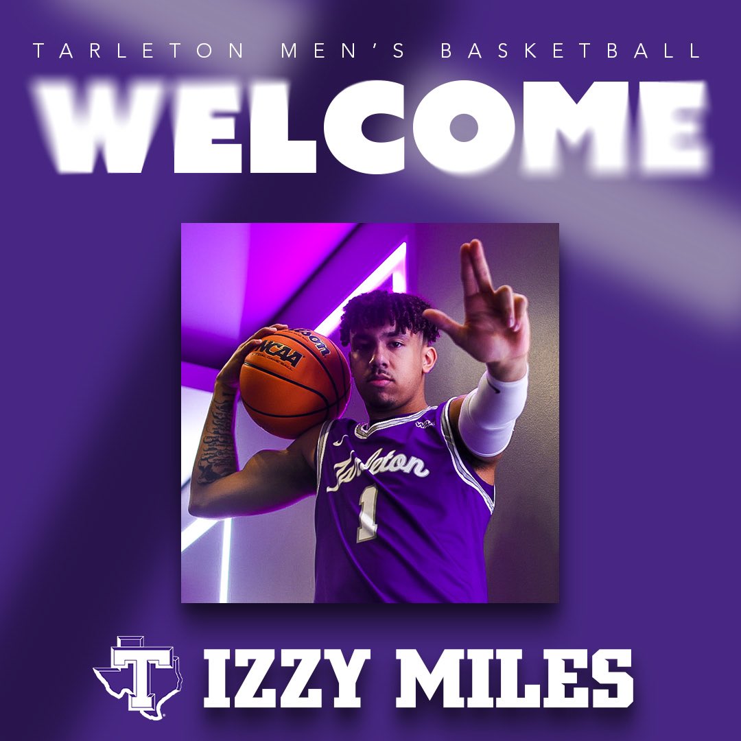 Tarleton State Men's Basketball (@tarletonmbb) on Twitter photo We’ve signed one of the top guards in Alabama and “probably the best prospect we’ve signed since I’ve been here,” said head coach Billy Gillispie 🤯
Welcome <a href="/IzzyMiles5/">Izzy Miles</a> ‼️
Story: bit.ly/3LAb4kb We’ve signed one of the top guards in Alabama and “probably the best prospect we’ve signed since I’ve been here,” said head coach Billy Gillispie 🤯
Welcome <a href="/IzzyMiles5/">Izzy Miles</a> ‼️
Story: bit.ly/3LAb4kb