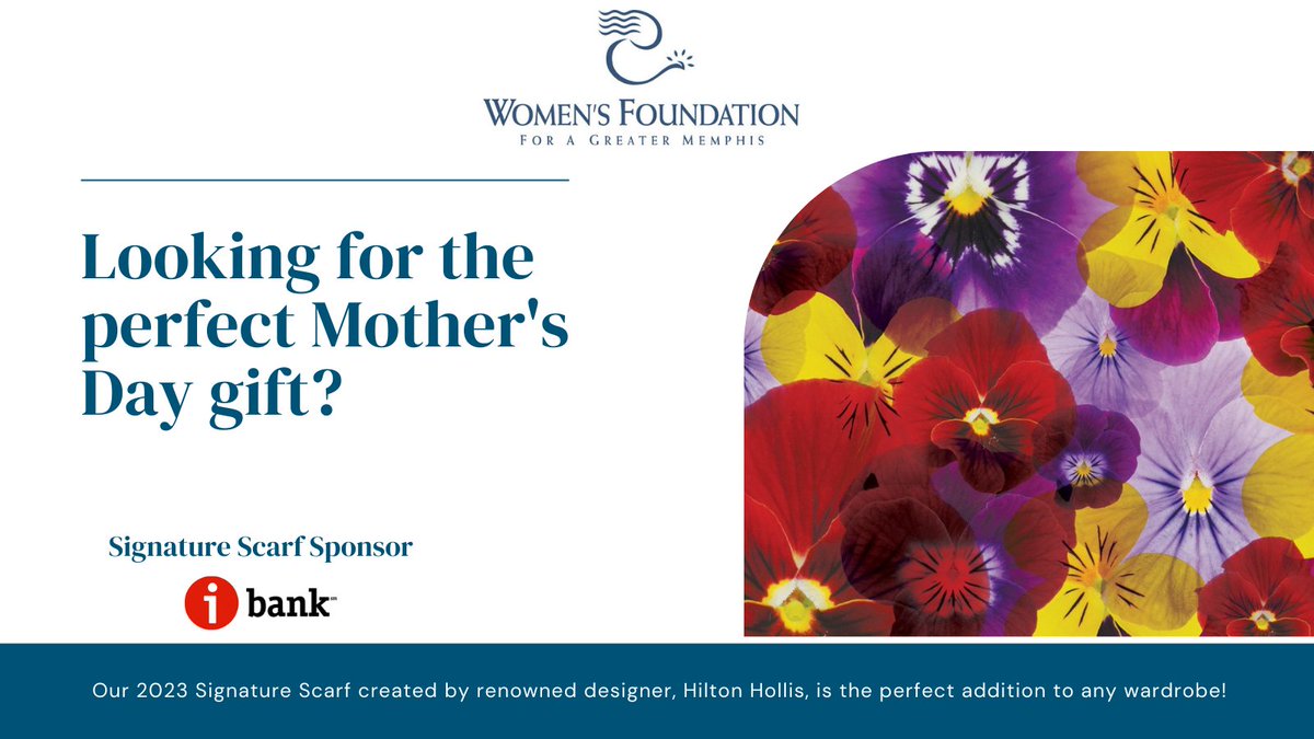 Women's Foundation (@WFGM_ORG) on Twitter photo 2023-05-04 21:43:57 Celebrate the amazing women in your life this Mother's Day with our 2023 Signature Scarf! This scarf is a beautiful accessory and supports important programs that empower women and families in our community. Purchase here bit.ly/3NzPqPM. #Mothersday #Mothersday2023 Celebrate the amazing women in your life this Mother's Day with our 2023 Signature Scarf! This scarf is a beautiful accessory and supports important programs that empower women and families in our community. Purchase here bit.ly/3NzPqPM. #Mothersday #Mothersday2023