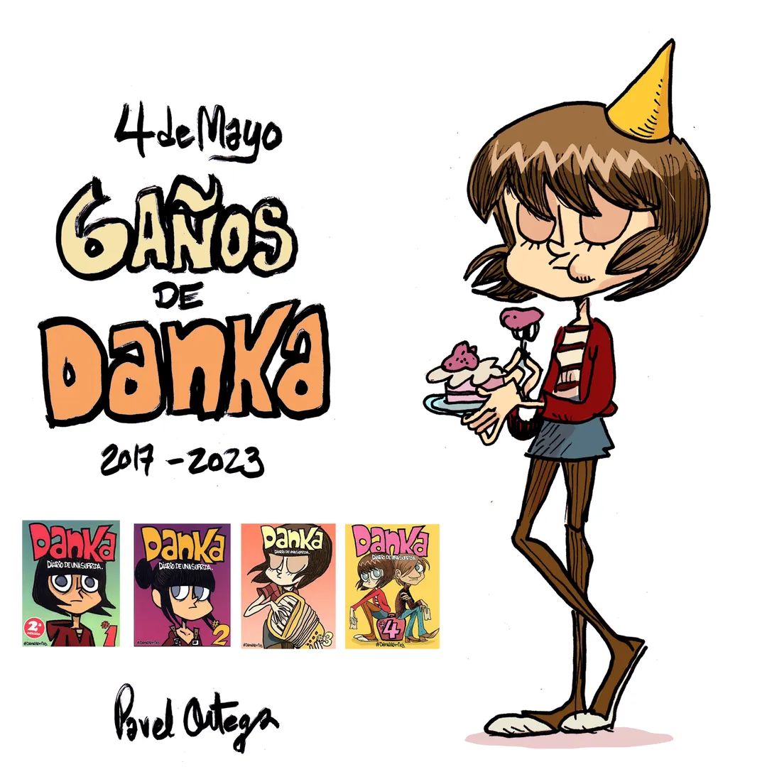 yotubeinfancia's tweet photo. HOY, Hace 6 años apareció por primera vez Danka en la #Conque2017
así que lo he tomado como el inicio de este proyecto, felices 6 #DankaKomiks https://t.co/wlFXkzPi9T