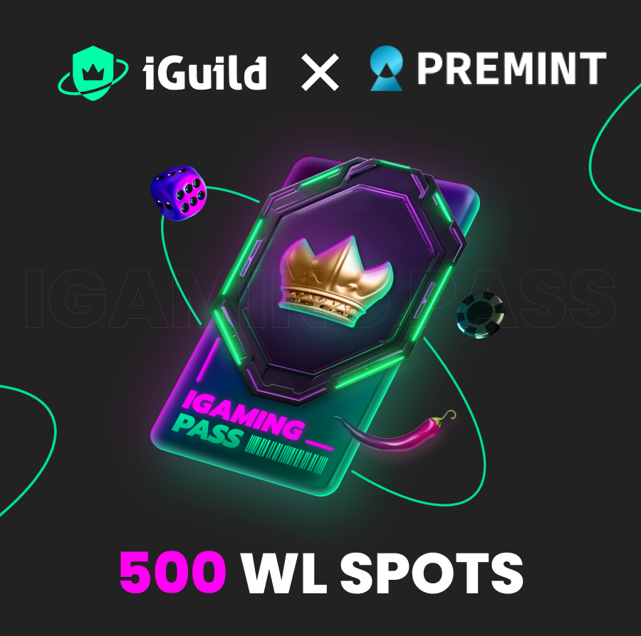 🎁 500 WL SPOTS GIVEAWAY 🎁

✅ Join raffle - premint.xyz/igaming-pass-f…

#Giveaway #Airdrop #NFTGiveaway #Cryptogiveaway #WLGiveaway #Web3 #Crypto #NFT #NFTCommuntiy #premint