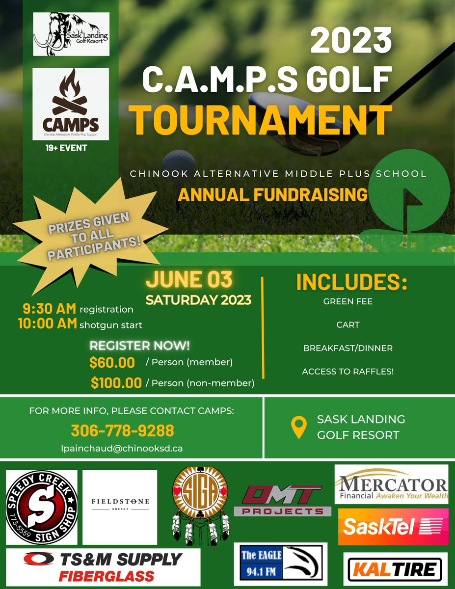 Sask Landing Golf tweet media