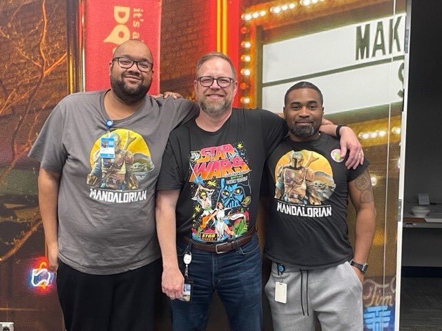 Springfield 3 IBCC (@spfld3ibcc) on Twitter photo No need to “force” these <a href="/SPFLD3IBCC/">Springfield 3 IBCC</a> Jedis to celebrate #StarWarsDay ! Join them, you must!
#MayThe4thBeWithYou #GarciaCulture #GrowthWithRespect #LifeAtATT #GWR #GarciaBeProud <a href="/BBSells1/">bb_sells1</a> @GarciaBeProud <a href="/ShowMeCC/">SpringfieldCultureCouncil</a> <a href="/LifeAtATT/">Life at AT&T</a> #UseTheForce #AllTheThings No need to “force” these <a href="/SPFLD3IBCC/">Springfield 3 IBCC</a> Jedis to celebrate #StarWarsDay ! Join them, you must!
#MayThe4thBeWithYou #GarciaCulture #GrowthWithRespect #LifeAtATT #GWR #GarciaBeProud <a href="/BBSells1/">bb_sells1</a> @GarciaBeProud <a href="/ShowMeCC/">SpringfieldCultureCouncil</a> <a href="/LifeAtATT/">Life at AT&T</a> #UseTheForce #AllTheThings