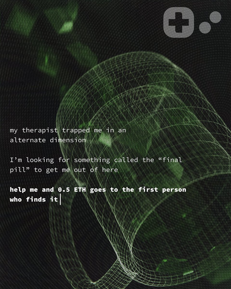 Free Suspicion, figure out how to use the flute. 
pogs.run/flute

Send your answers to Oskar   discord.gg/players-of-the…

Spread the word. Hunt down the Final Pill. Get 0.5 ETH.