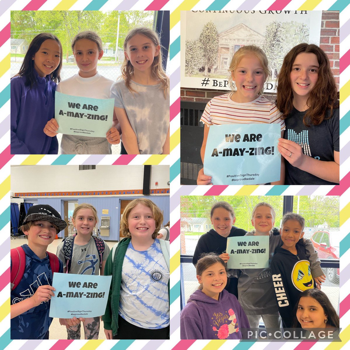 Although today’s #positivesignthursday could apply to our Ss & Ts @ anytime, now that we have entered May it seemed only fitting 😊 #beproudbedale #medfield #kidsdeserveit