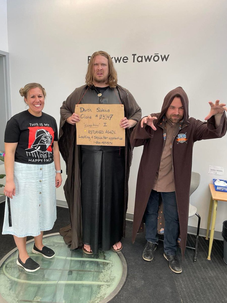 #maythefourthbewithyou happy #starwarsday from our office!