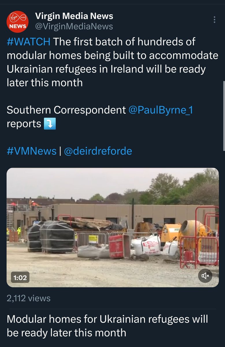 MickOKeeffe's tweet image. Ireland is simultaneously building free houses for Ukrainians while trying to get Ukrainians to go back to Ukraine. 

This is how Irish politics works. 

Absolute and total fuckery. 

#NoHateSpeechLaws