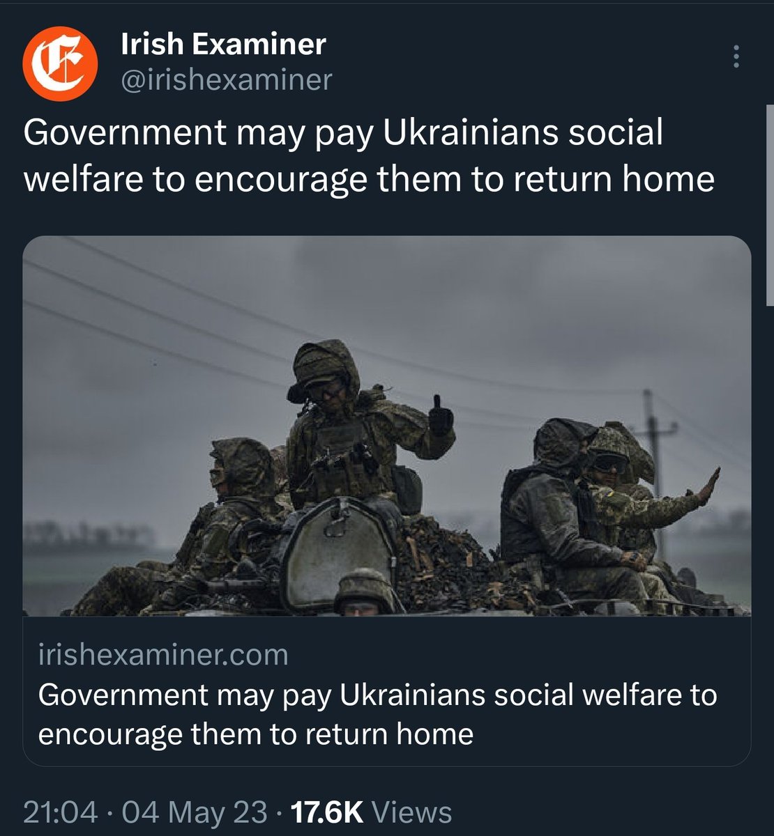 MickOKeeffe's tweet image. Ireland is simultaneously building free houses for Ukrainians while trying to get Ukrainians to go back to Ukraine. 

This is how Irish politics works. 

Absolute and total fuckery. 

#NoHateSpeechLaws