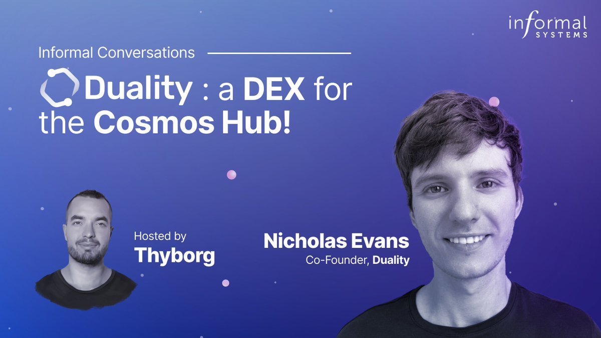 informalinc's tweet photo. With @Neutron_org and @stride_zone's proposals live, another potential consumer chain is on the way to the governance of the @cosmoshub! ⚛️

@dualityxyz 🎏 , the user-centric decentralized exchange. https://t.co/OmMeg4clUP