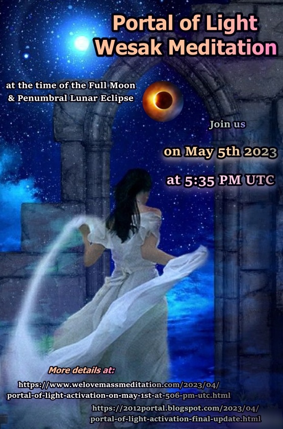 Orchidea77's tweet photo. Invitation to PORTAL of LIGHT WESAK MEDITATION!
*** on May 5th 2023 at 5:35 PM UTC ***
Livestream:https://t.co/FVvEmPGAOI
More info:https://t.co/fdvsUQYGNj; https://t.co/gtJq3tkCqv
Victory of the Light! https://t.co/hnJSYLRlZ5