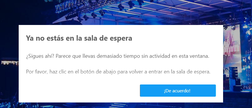NGS_Zed's tweet photo. Toda la tarde esperando, me meto de los primeros termino la cola apenas llevando 14k vendidas y la pagina no va, hasta que no se agotaron las entradas no pare de intentarlo hasta que se agotaron @IbaiLlanos https://t.co/EwX1Dw81iT