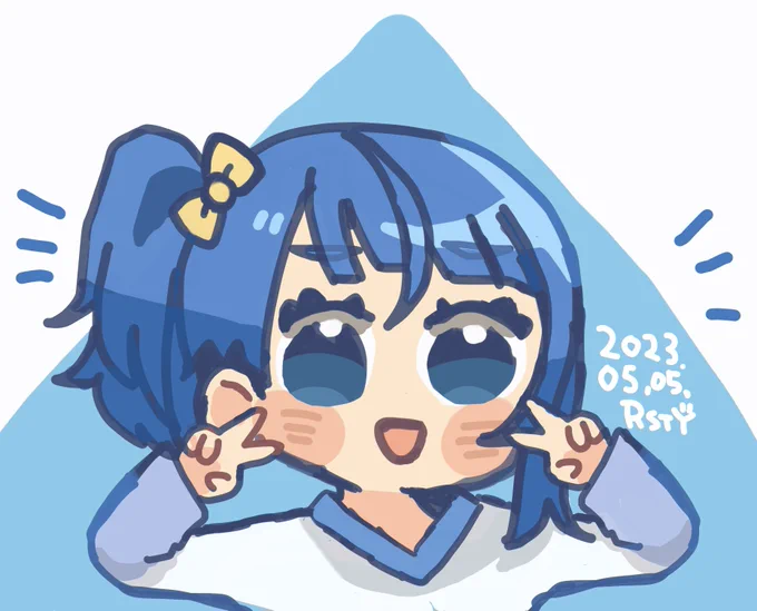 今作のぷいきゅあ1回しか見たことないんだけど可愛い子居る!!!!!!って思って描いちゃった 