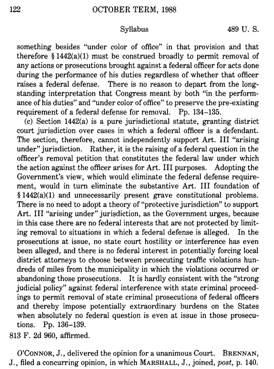 Steve Vladeck on Twitter "Guess we’re all going to be brushing up on SCOTUS’s 1989 ruling