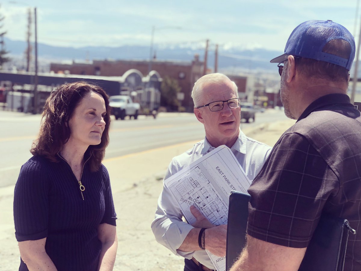 What a #beautiful day in #Butte #Montana. In fact, it was so nice that @praxis_center leadership met with our #architecture firm, #landscapearchitect, and others to walk the site of the 40,000 square foot #healthcare #simulation center. Big things are coming