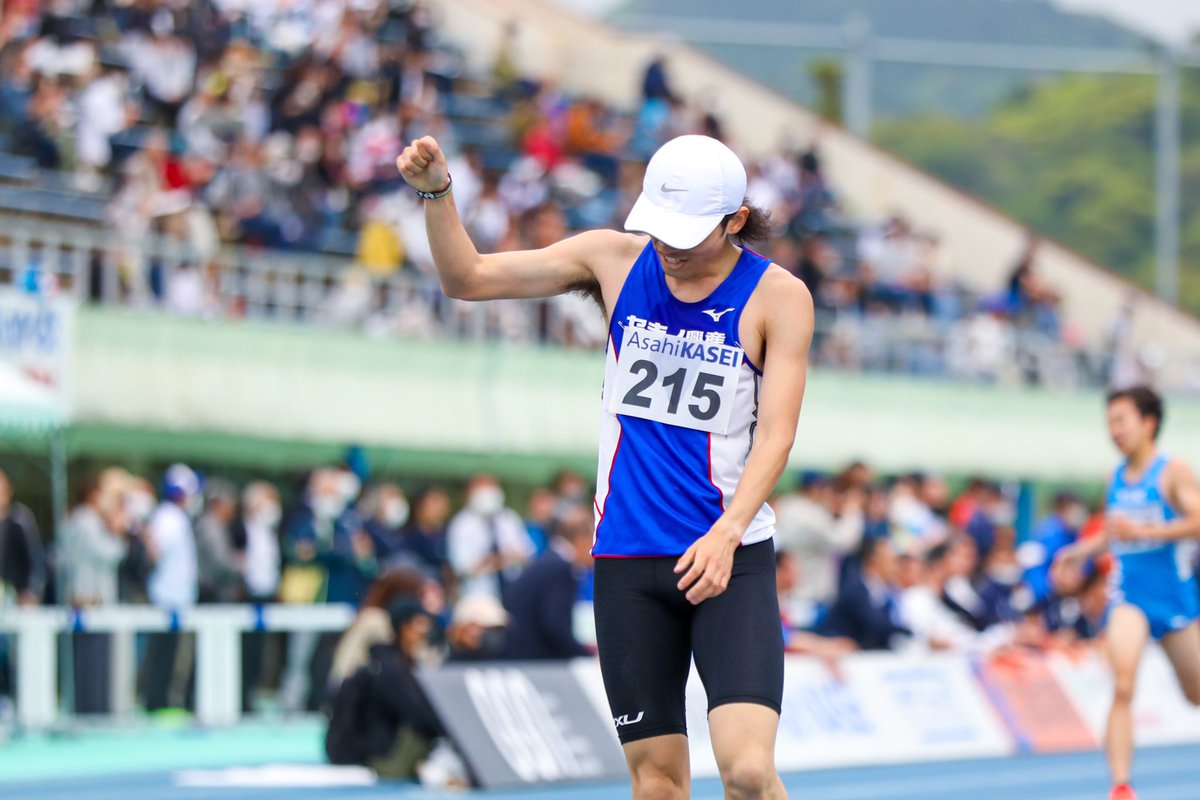 iam_saya_a's tweet photo. #GGN
男子5000m G組
1着🥇佐藤慎巴選手(セキノ興産)13'47"71

ベストおめでとう！！
日体から観てる選手の活躍本当に嬉しい🌸 https://t.co/sSSNDFm5Xd