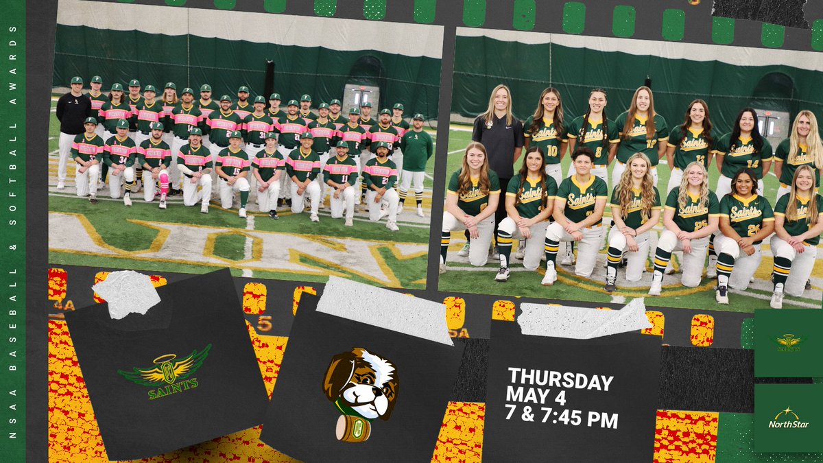 NSAA Baseball &amp; Softball Awards Shows 
Live Streams
Softball: bit.ly/3HH8LuJ
Baseball: bit.ly/418u1An
<a href="/PCSaintsSB/">Presentation Softball</a> @PCSaintsBSB