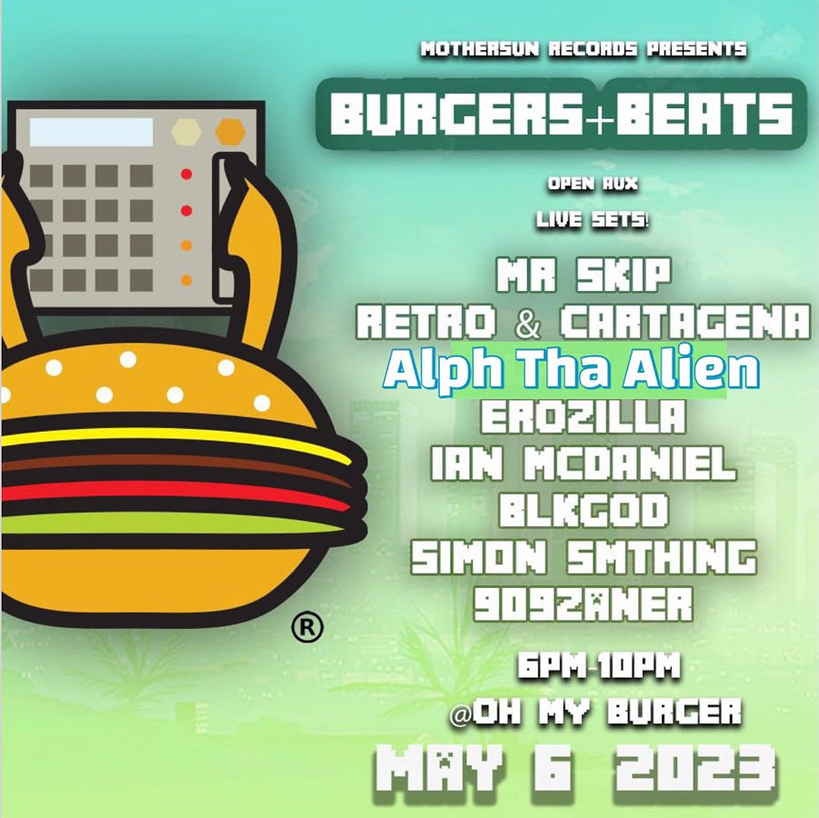 ero_zilla's tweet image. Burgers N Beats LA back this Saturday 5.6.23
With me🥹 and some awesome friends!!!
#pullup