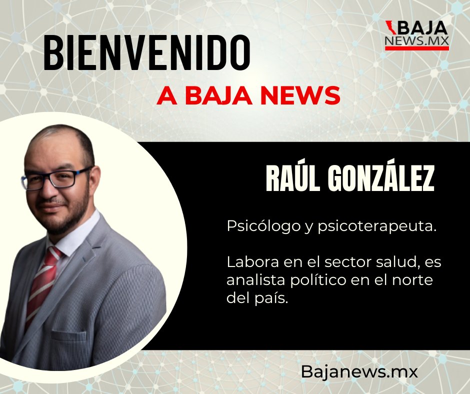 MxBajanews's tweet photo. Le damos la bienvenida a Raúl González, analista político, quien abordará temas de psicología y política en nuestra nueva columna semanal IntempestivaMENTE, la cual dará inicio este viernes por https://t.co/6JhJSiYOCe 

#IntempestivaMENTE 🤓 https://t.co/u9cwqU3YQh