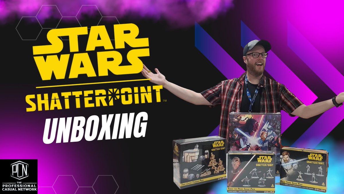 Happy 4th Everyone! We are going live right now to Unbox The Star Wars: Shatterpoint Core Box, Dooku Box and OBI-WAN! #starwarsshatterpoint

twitch.tv/professionalca…

Find out More About Shatterpoint...