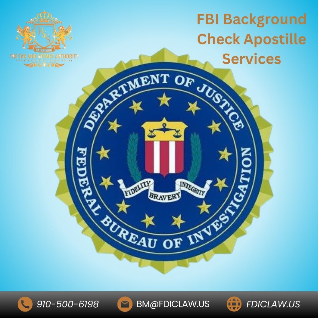 FDICBANKER's tweet photo. "Unlock your global opportunities hassle-free! Obtain your apostilled FBI background check with our expert and efficient services today. #ApostilleFBIcheck #WorkStudyAbroad #HassleFreeApostille" https://t.co/936cuVH3NV