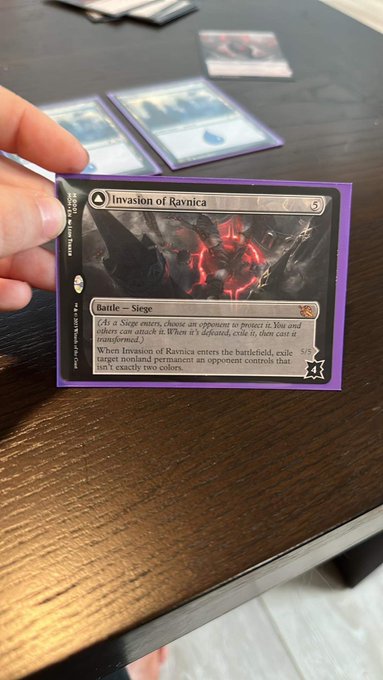 Can I play this, choose her one creature as the target for the battle and then immediately exile her