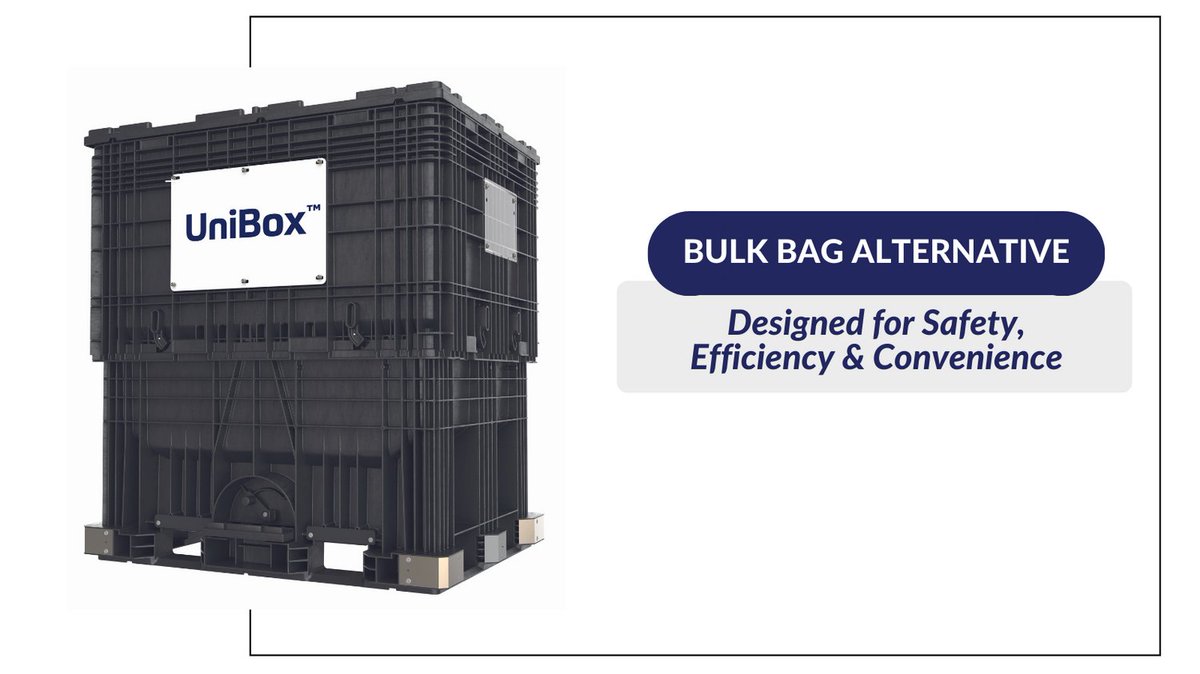 No more risk of straps giving way when moving a suspended load. Unibox has 4 way forklift entry points in the base for stable handling, giving you peace of mind that you are working with the safer option #safefarm #bulkbag #bulkbagalternative #worksafe #agsafety #farmsafe