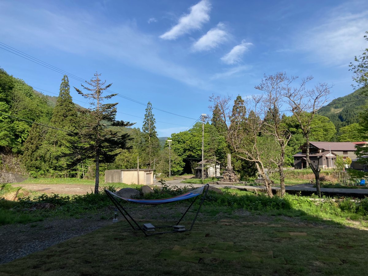 TabihakuS's tweet photo. TABIHAKU　STAY　白山です。
本日も尾添は天気が良いです。
一里野は
#白山　#ツーリング　#一里野　#宿泊　#TABIHAKU https://t.co/xfgGSmVc2G