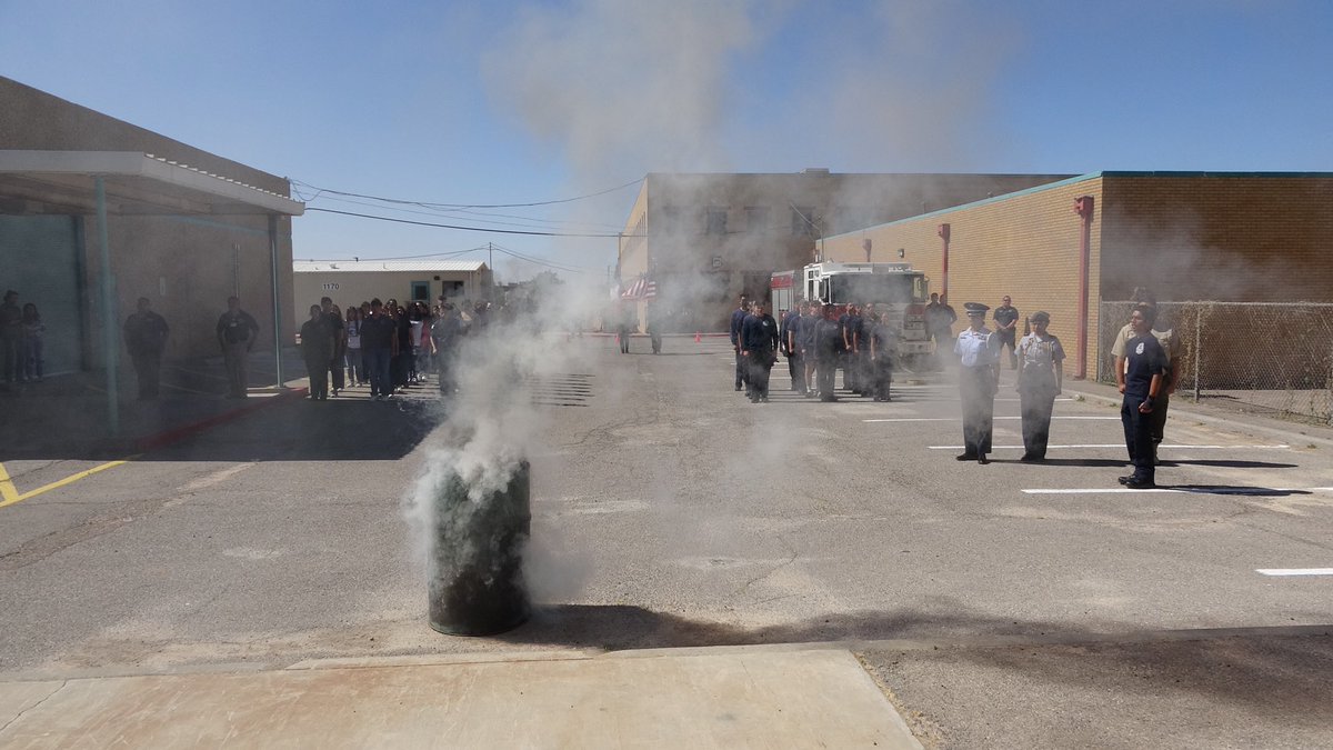 CCTEFireScience's tweet photo. CCTE Fire Science students took part in a flag retirement ceremony with CCTE Law Enforcement students. Thank you for the assistance @EPTXFire https://t.co/fXdYaeZ7Aw