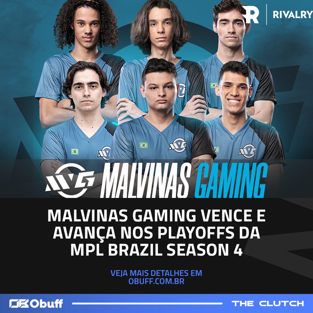 OBufff's tweet photo. Histórico!!! Malvinas Gaming avança 💪🇧🇷
Após vencer a Randoms Esports por 3 a 2 em uma série MD5 incrível, a equipe está classificada para a chave winner e enfrentará a poderosa RRQ AKIRA.
#MPLBRS4
#MOBILELEGENDSBANGBANG #MLBBESPORTS #malvinasgaming #randomsesports https://t.co/1q6x9S5Y2o