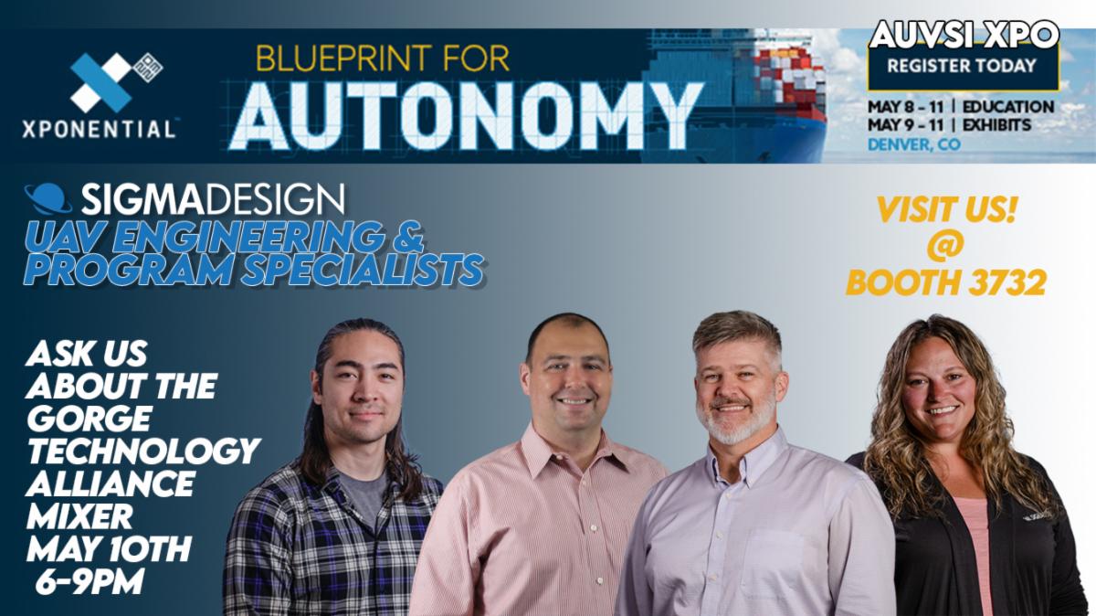 See you at AUVSI Exponential! Visit us at booth 3732!

#XPO23 #AUVSI #GorgeTechAlliance #Denver