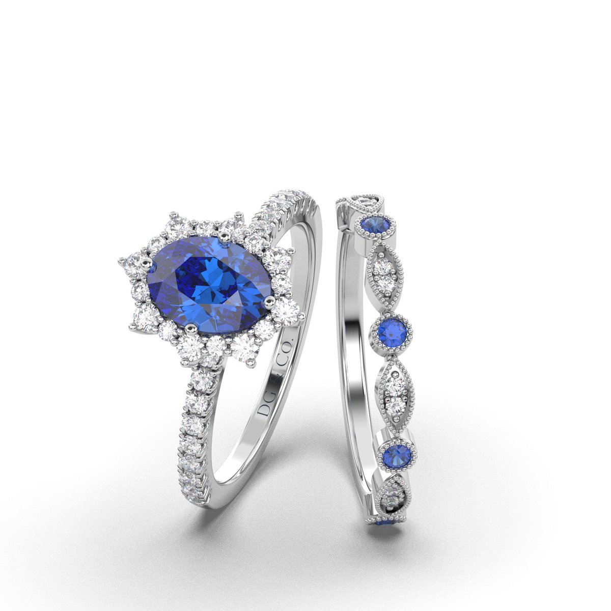 DiamondgoldCo's tweet photo. Modern and Art Deco Sapphire Diamond Engagement Ring #artdecoring #engagementring #ovalcutdiamond #setring #tworingsets #matchingrings #weddingbands #weddingrings #bydgandcojewellery #sapphire #sapphireengagementring #sapphirerings #sapphiresets #australiansapphire https://t.co/OpFpfV7qIh