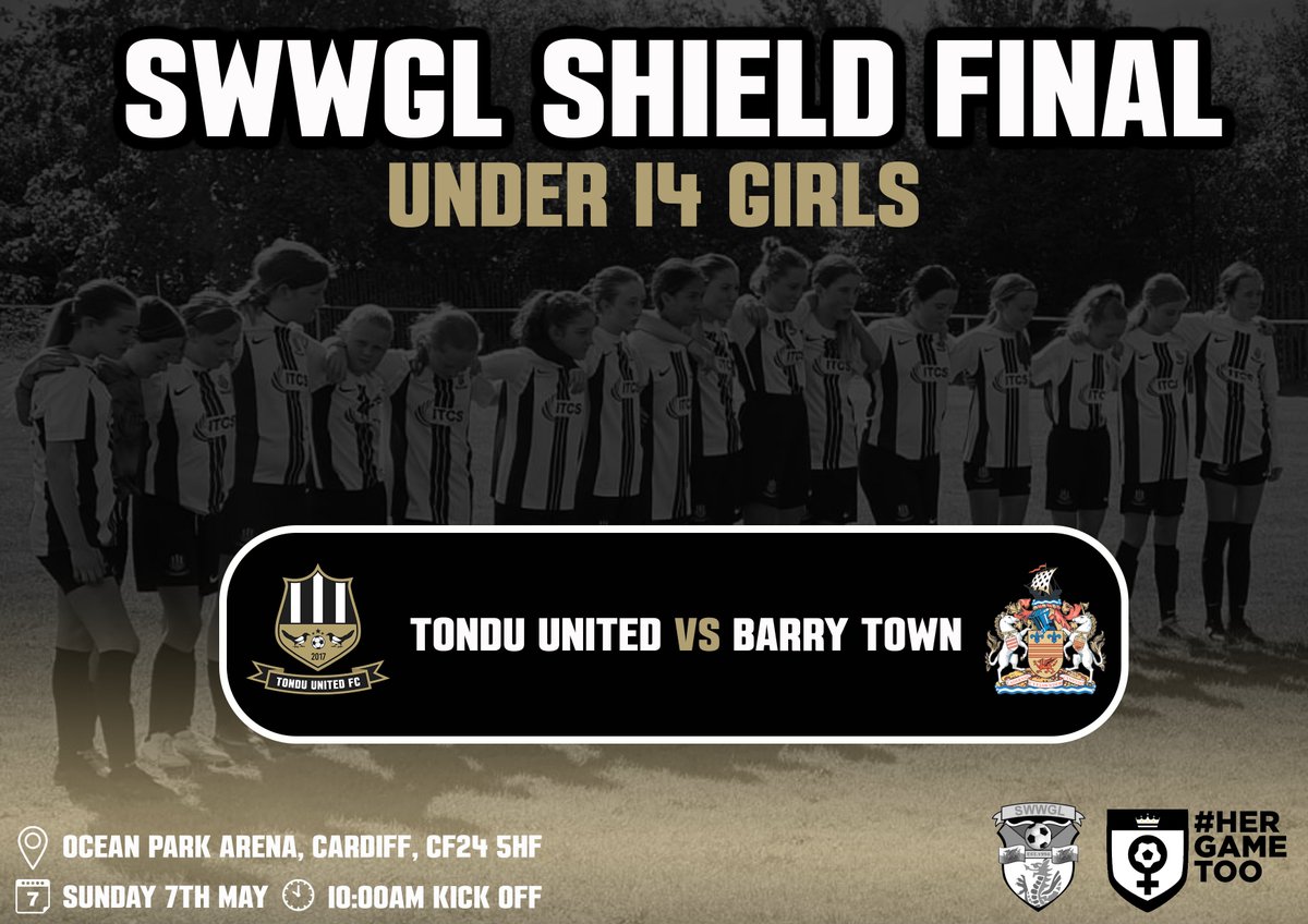 Tondu United (@tonduunited) on Twitter photo 🏆 TONDU UNITED GIRLS ARE IN THE FINAL 🏆
We've done it! After six long years since the club was founded, we've reached our first final! We couldn't be more proud of our Under 14 Girls.
Come along to show your support!
<a href="/swwgl/">SWWGL</a> <a href="/btuwomenfc/">Barry Town Utd Women FC</a> <a href="/HerGameToo/">Her Game Too</a>
#TUFC #BetterNeverStops 🏆 TONDU UNITED GIRLS ARE IN THE FINAL 🏆
We've done it! After six long years since the club was founded, we've reached our first final! We couldn't be more proud of our Under 14 Girls.
Come along to show your support!
<a href="/swwgl/">SWWGL</a> <a href="/btuwomenfc/">Barry Town Utd Women FC</a> <a href="/HerGameToo/">Her Game Too</a>
#TUFC #BetterNeverStops