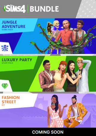 Mattnetic's tweet photo. For those enjoying #TheSims4 on @EpicGames check back on May 11th - May 18th to get #JungleAdvnture, #LuxuryParty and #FashionStreet for FREE. @TheSims 🎉

https://t.co/5cdZ5vv6oa https://t.co/TVGE7T5IHX