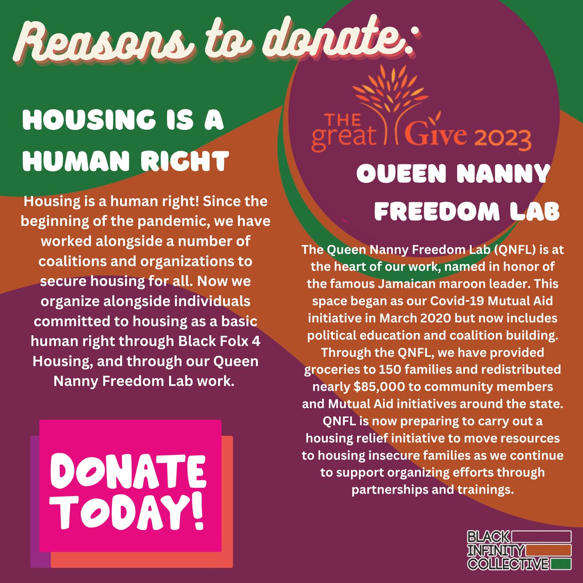 If you’re still looking for a reason to donate look no further. One hour left! Donate today! #TheGreatGive2023 #BIC #Donate #CT thegreatgive.org/donate?campaig…
